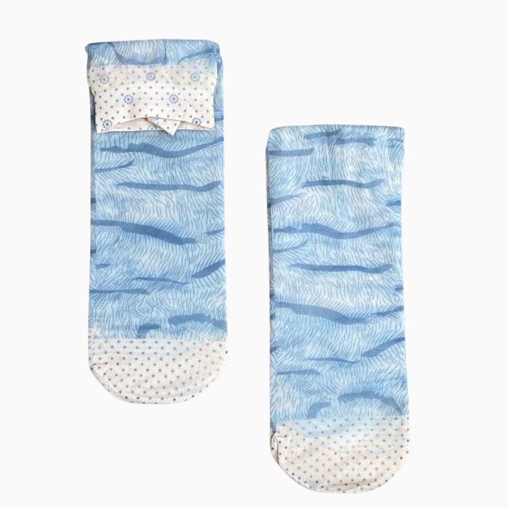 Two pairs of mesh socks